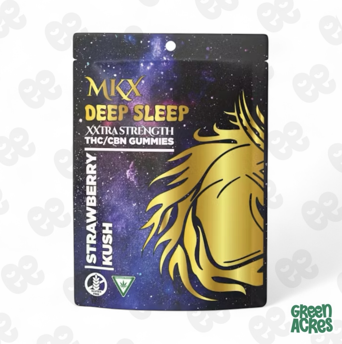 MKX Deep Sleep 200mg Gummies - Strawberry Kush