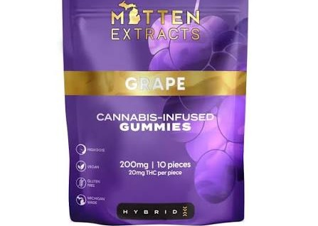 Mitten Extracts Fruit Chews - Grape 200mg