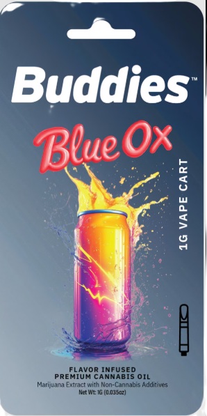 Blue Ox Flavored Distillate - Cartridge - Buddies