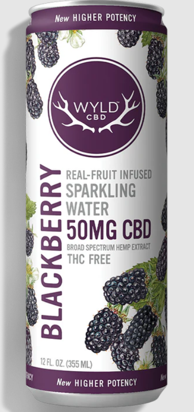 Wyld: Blackberry Sparkling Water