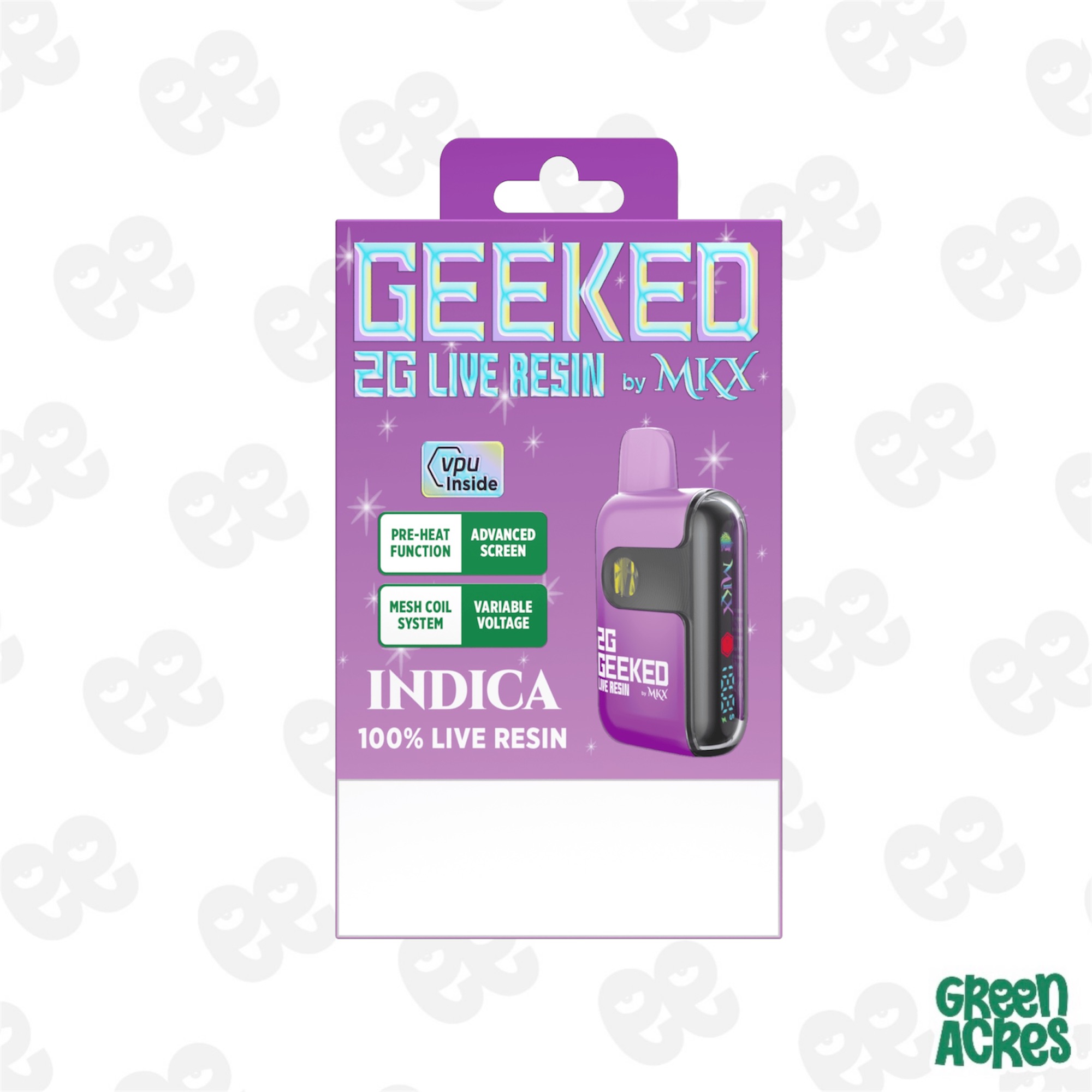 GEEKED: GMO 2G Live Resin Vape Disposable