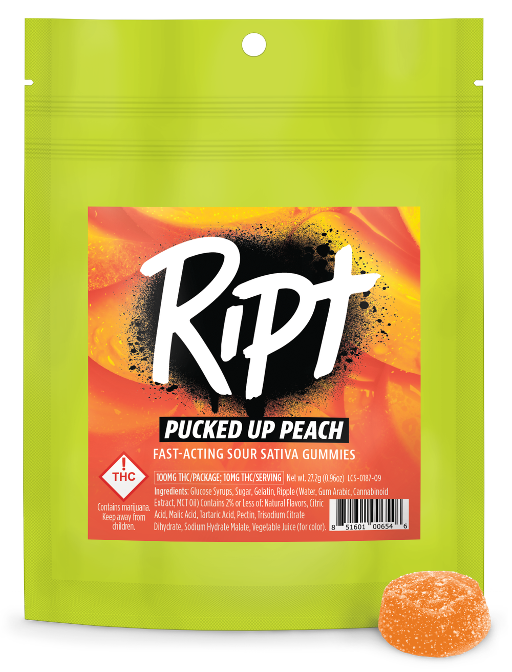 Ripple | Ript | Pucked Up Peach (S)