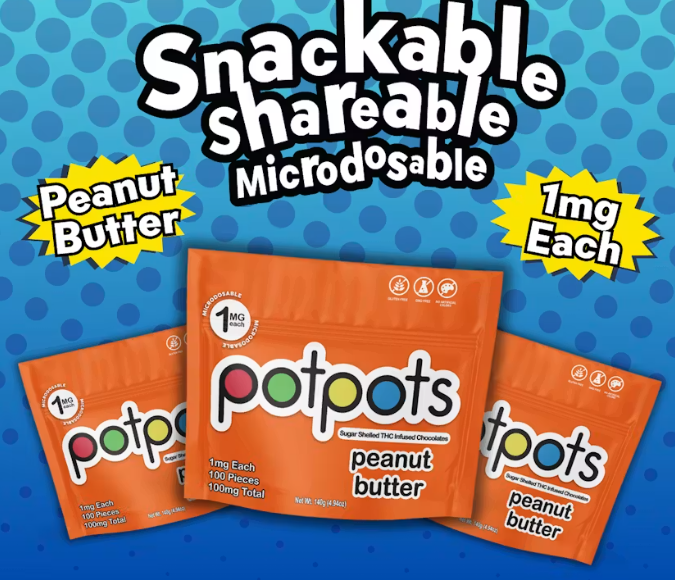 PotPots Peanut Butter 100mg
