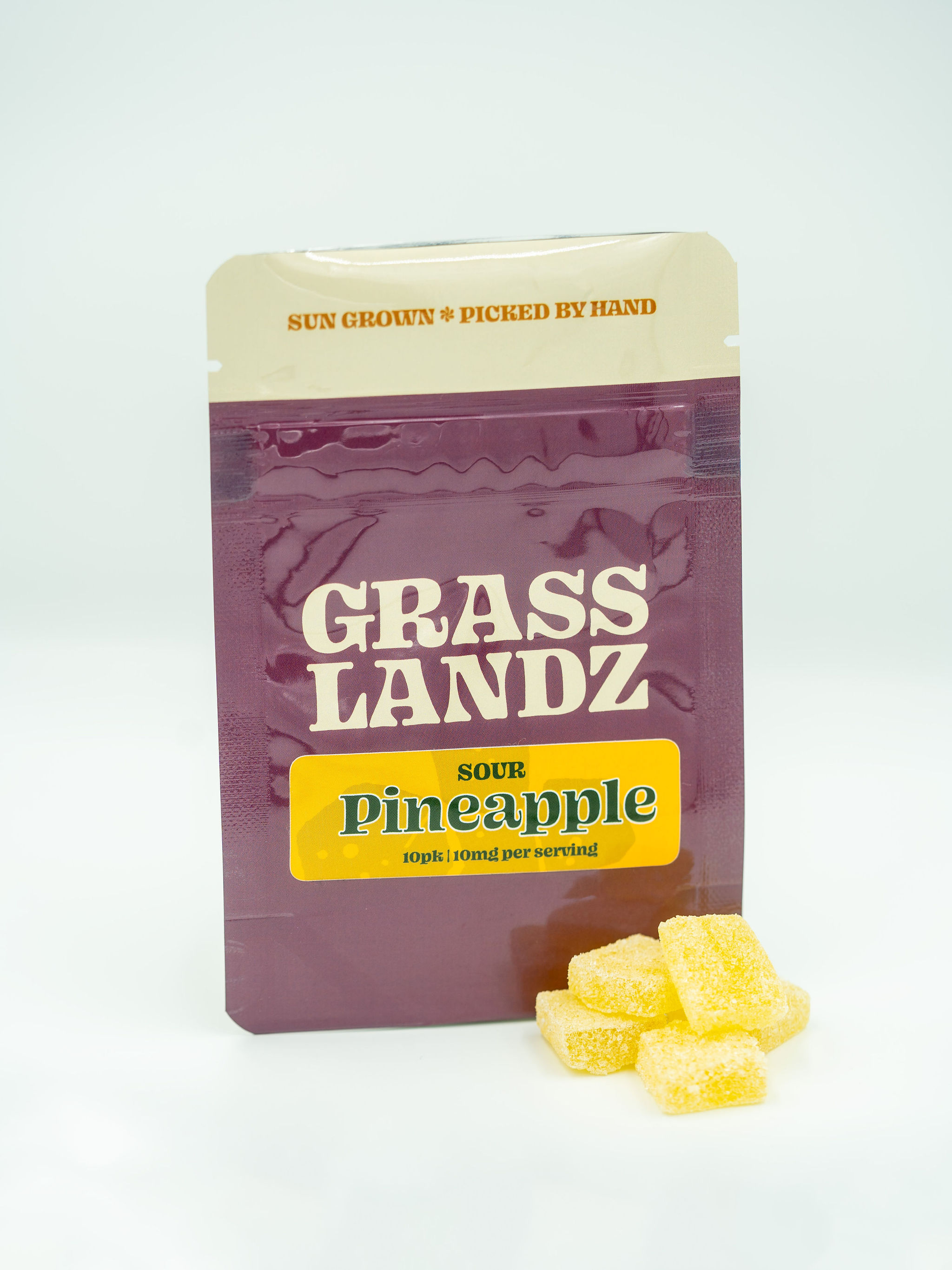 Sour Pineapple Gummies - 100mg THC