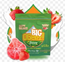 Happy Balance Strawberries & Cream 1:1 (THC/CBD) | 2pk/100mg