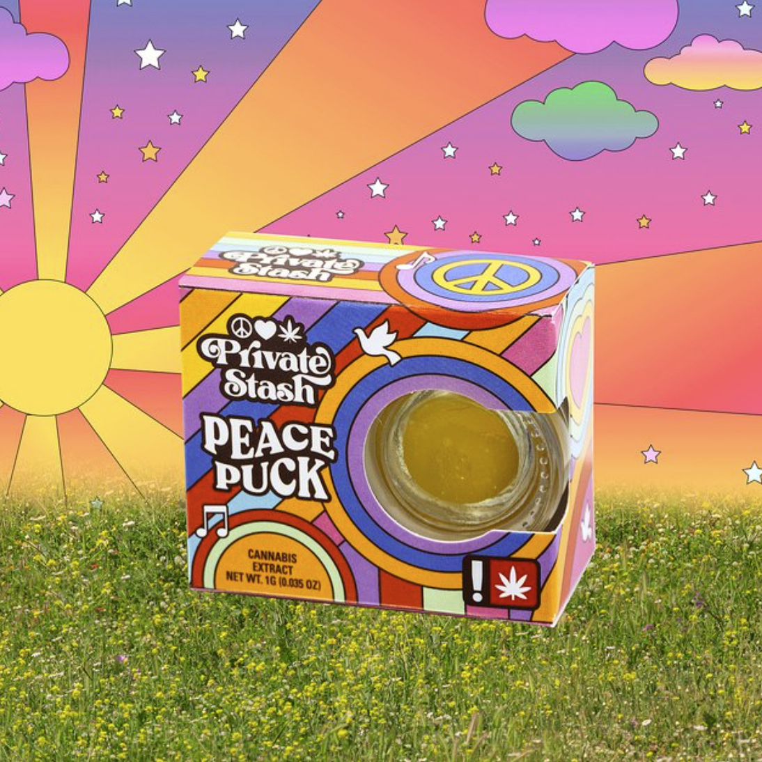 Peace Puck Soap Cured Resin