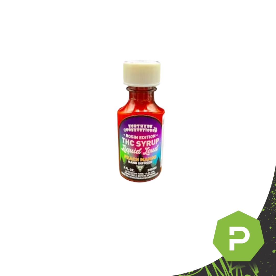 Northern Connections | 200mg Liquid Loud Rosin Syrup | Peach Mango