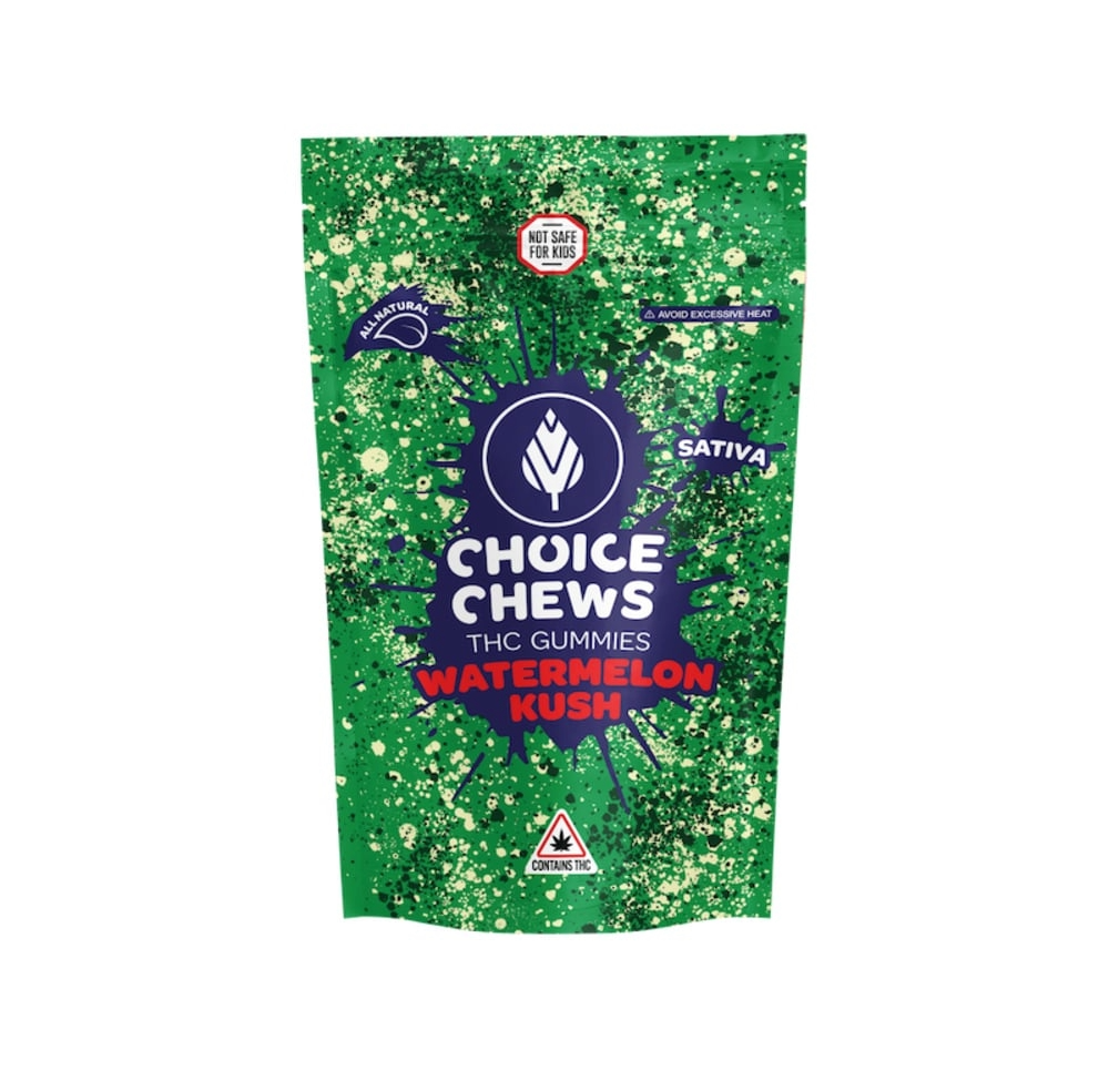 Choice Chews - Watermelon Kush 100mg (Sativa)