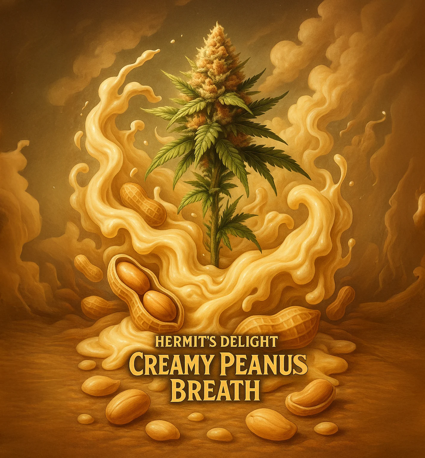HERMITS DELIGHT LIVE ROSIN CREAMY PEANUS BREATH (H) 1G