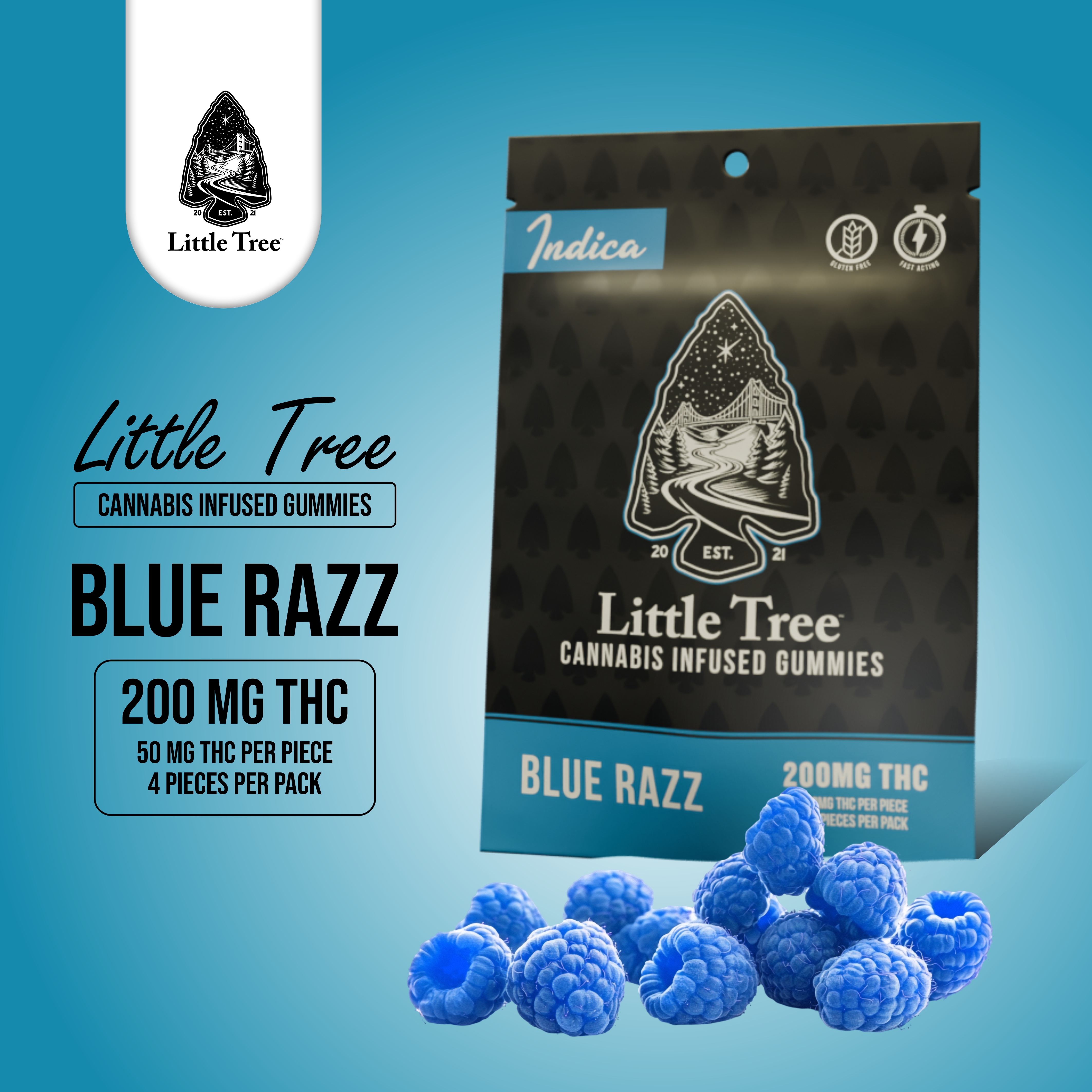 Blue Razz Distillate 200mg