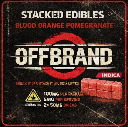 Stacked Blood Orange Pomegranate Gummies (20 x )