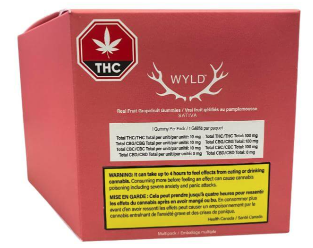 Grapefruit 1:1:1 THC:CBG:CBC x 10 Soft Chews