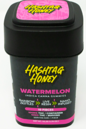 Hashtag Honey Live Resin Gummies Watermelon