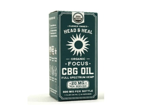 Head & Heal - Focus Tincture CBG - 600mg