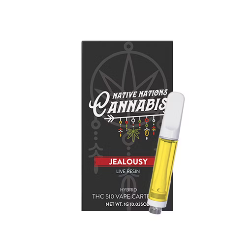 Native Nations Cannabis | Jealousy | Live Resin 510 Vape Cartridge 1g