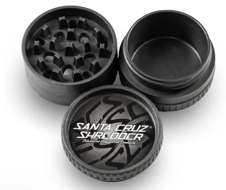 Medium Hemp Grinder 3-Pc | 53mm (Black)