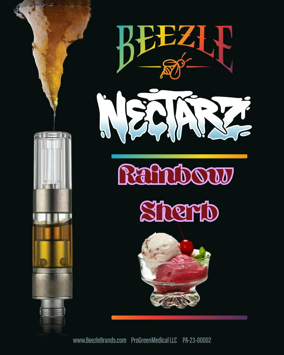 Nectarz Cartridge (0.5g) Rainbow Sherb