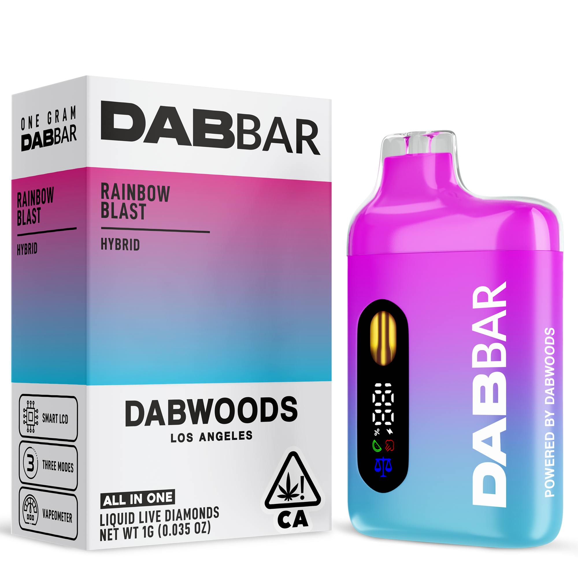 Dab Bar | Rainbow Blast Liquid Live Diamond Disposable