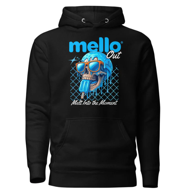 Mello Out Blue Hoodie product photo