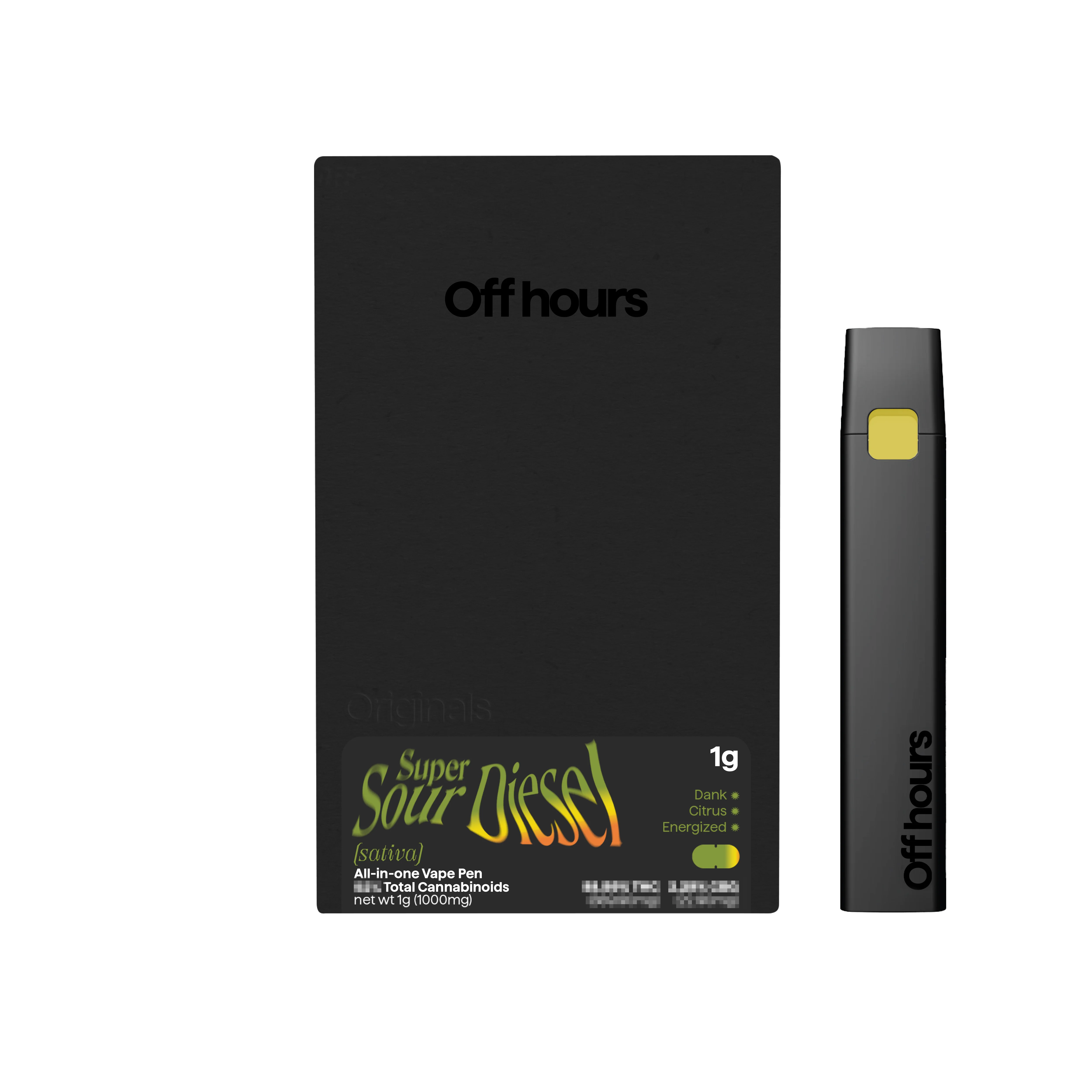 1G All-in-one Vape Pen (sativa Super Sour Diesel)
