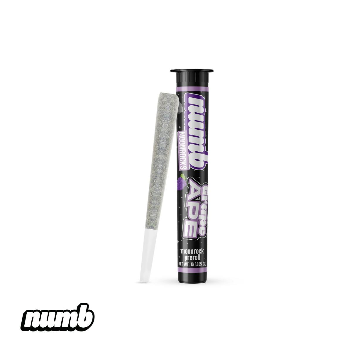 Numb: Grape Ape 1G Moonrock Prerolls