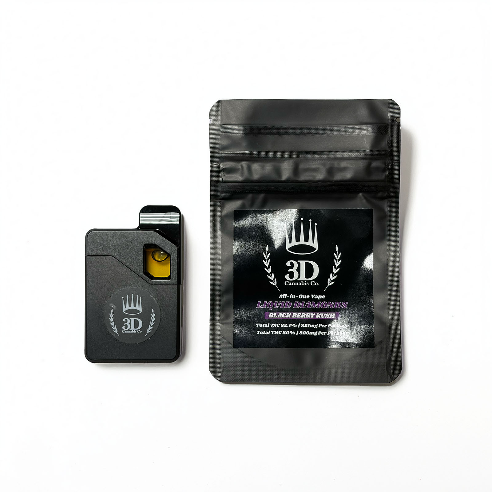 Disposable | Blackberry Kush (I/H) 3D Cannabis