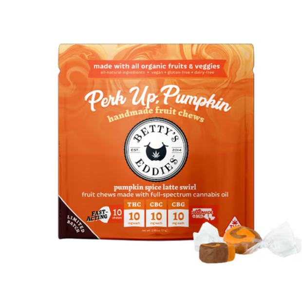 Ⓥ BETTY'S 100mg: Pumpkin Spice Latte 10pk