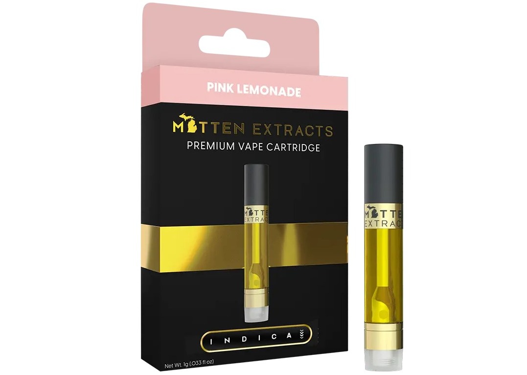 Mitten Extracts - Cartridge 1g - Pink Lemonade - Indica