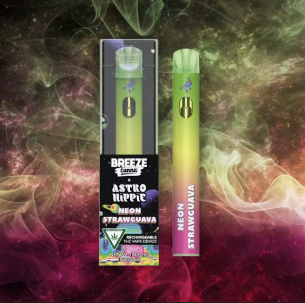 X Astro Hippie   Neon Strawguava Distillate Disposable