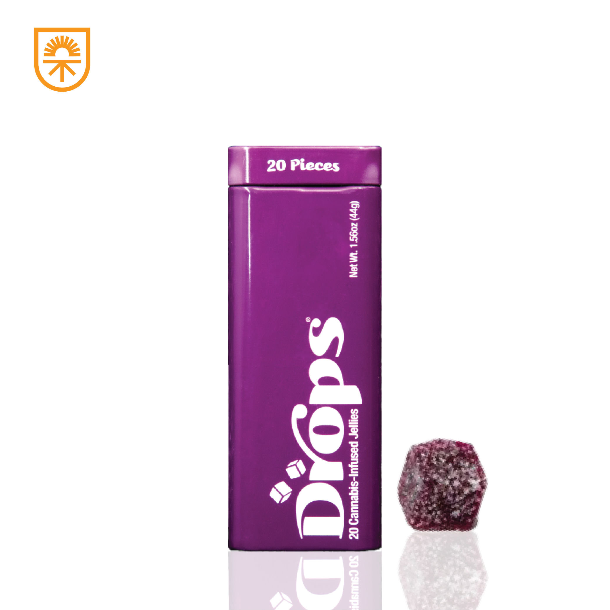 2:1 CBD Blackberry / Papaya Punch (Heavy) 20 pack Solventless Live Rosin Gummies Drops