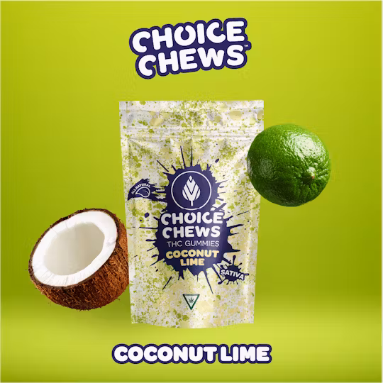 Coconut Lime Sativa Gummies | Edibles | 100mg