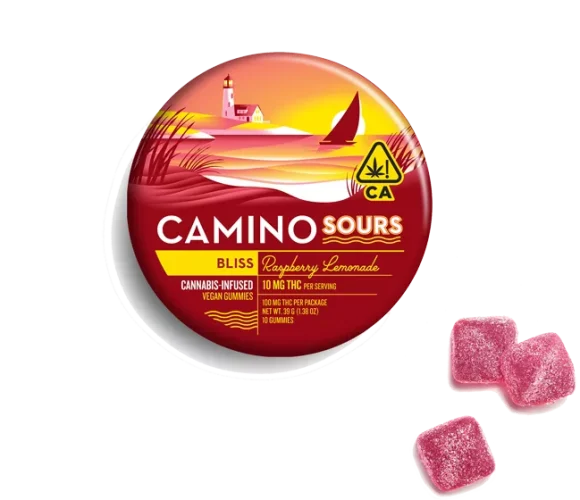 SOURS - GUMMIES - RASPBERRY LEMONADE - 20PK - 100MG