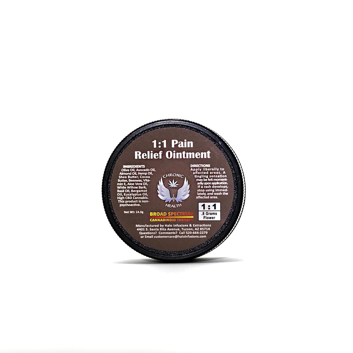 1:1 (45mg CBD / 45mg THC) Pain Relief Ointment