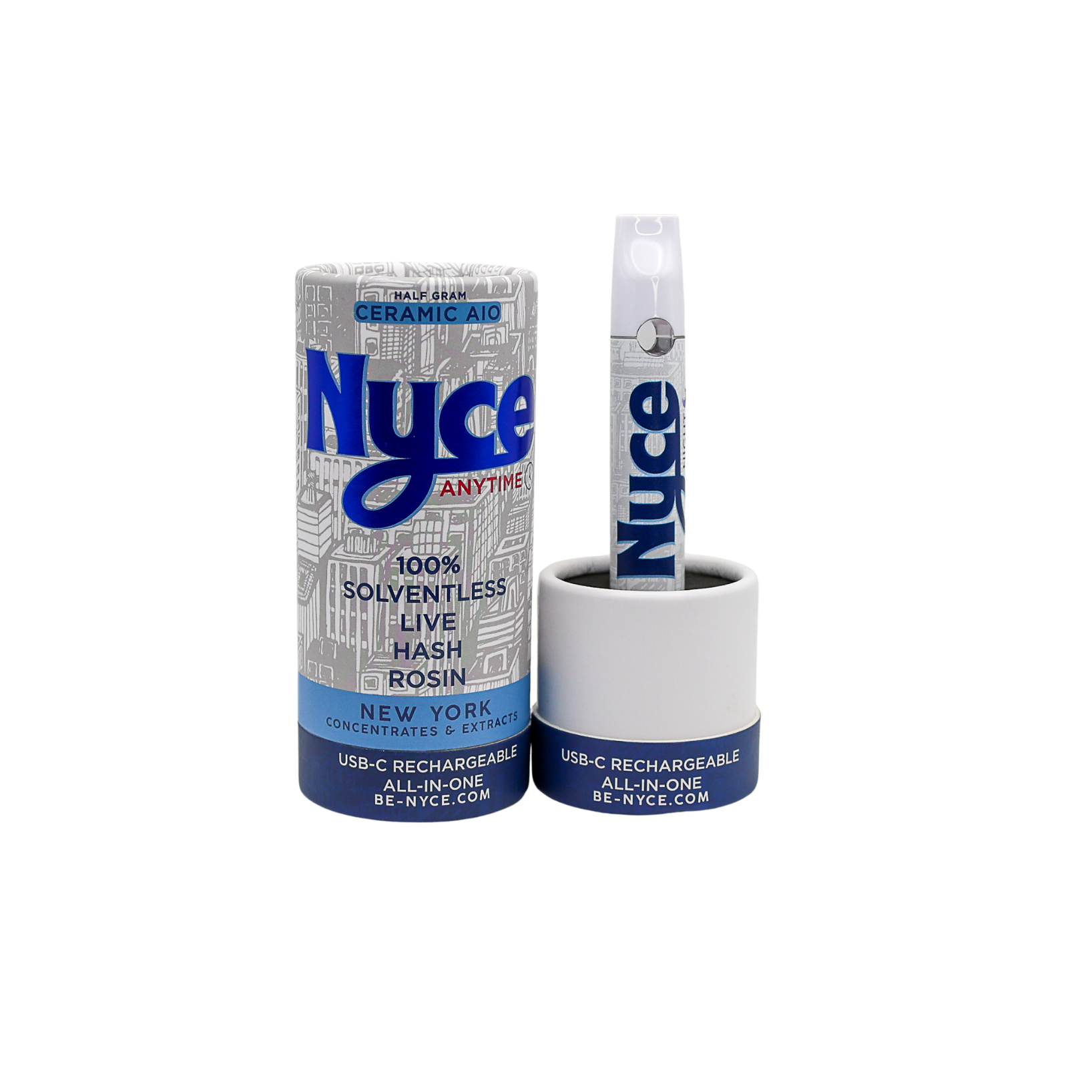 Nyce - Alien Mintz Anytime Live Hash Rosin Disposable Vape - 1g