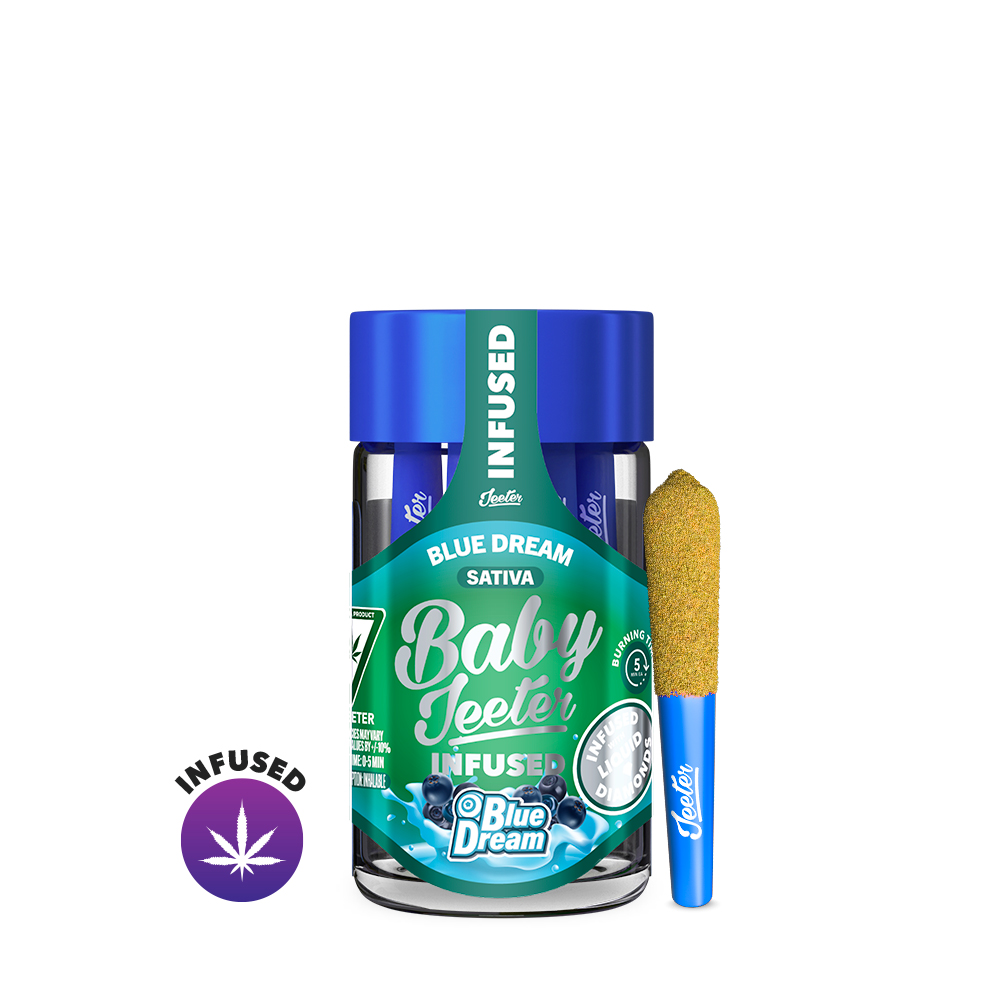 Blue Dream Baby Jeeter Infused Pre-Roll 5-pack | 2.5g
