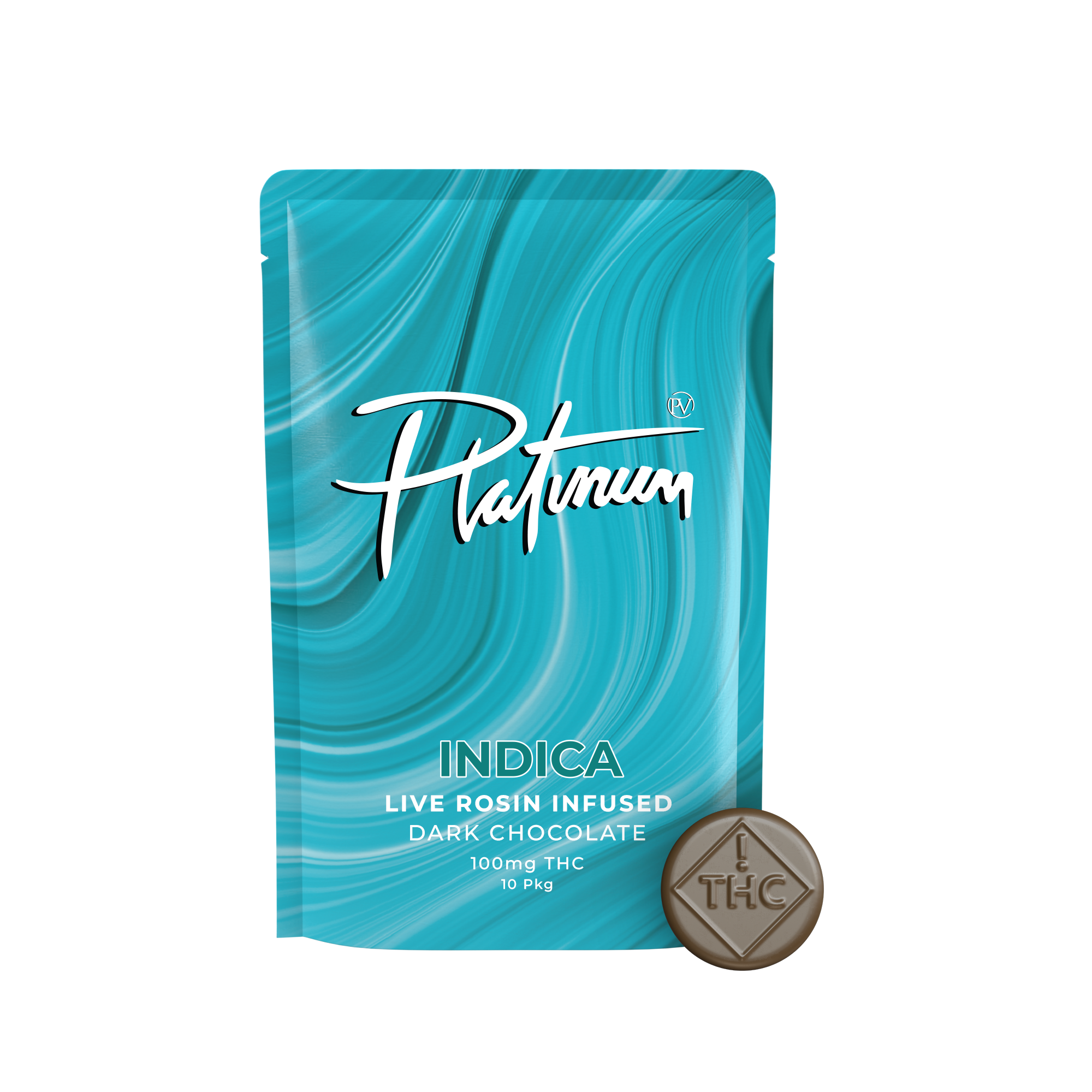 Coconut Live Rosin Dark Chocolate Bites 100mg (10x10mg)