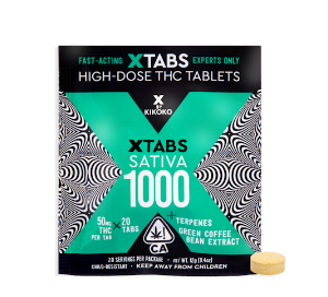 KIKOKO: Xtabs Sativa 20-pack (50mg per piece) - 1g