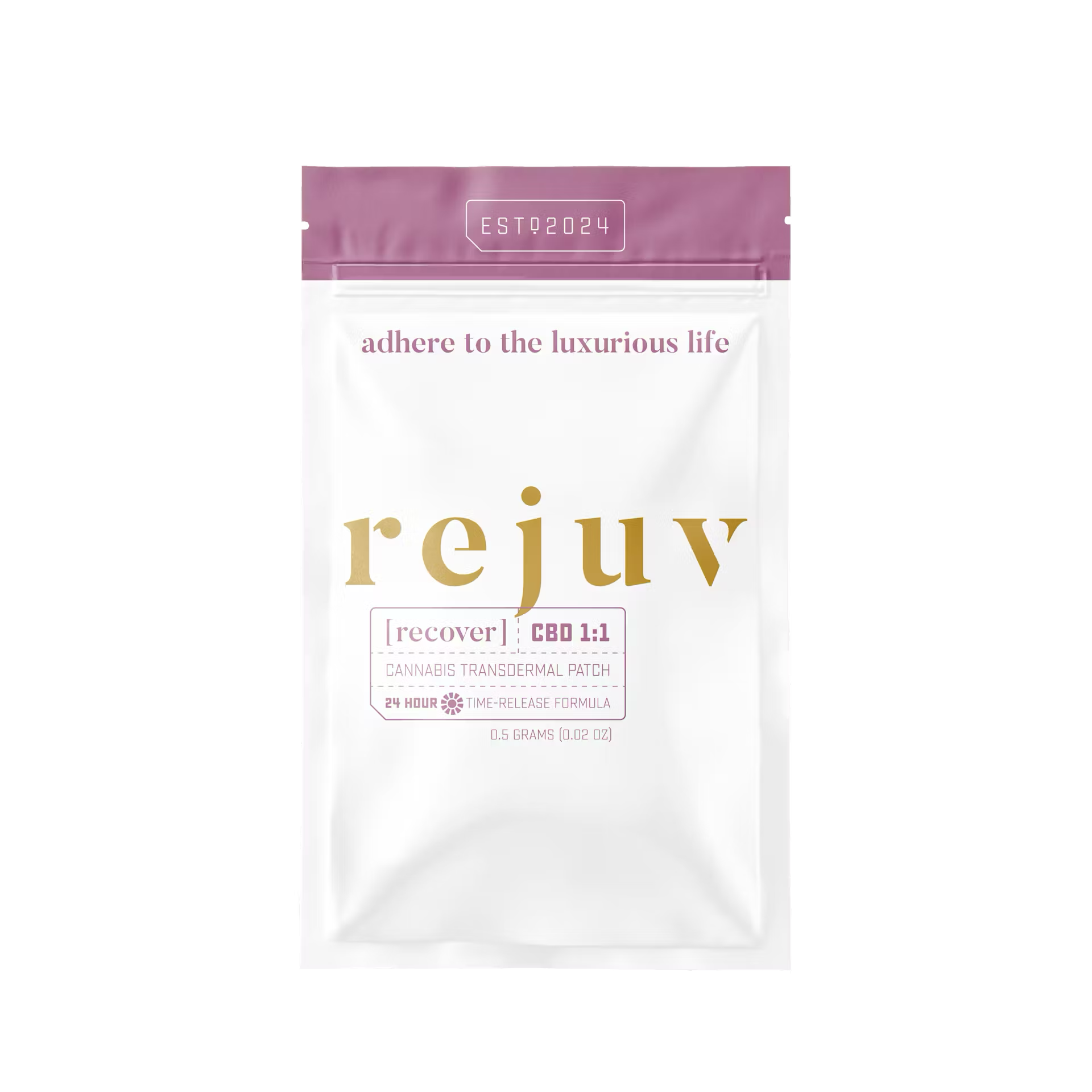 Rejuv | Transdermal Patch | Recover | 1 THC : 1 CBD | 25mg