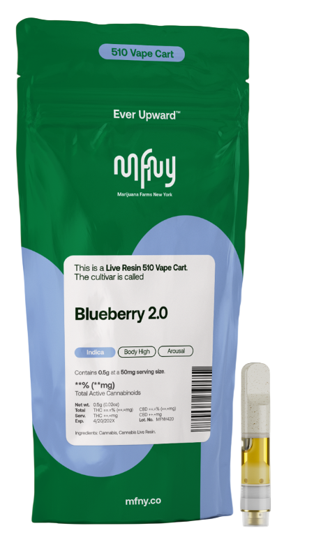 Live Resin Blueberry 2.0 - Cartridge (1.0g)