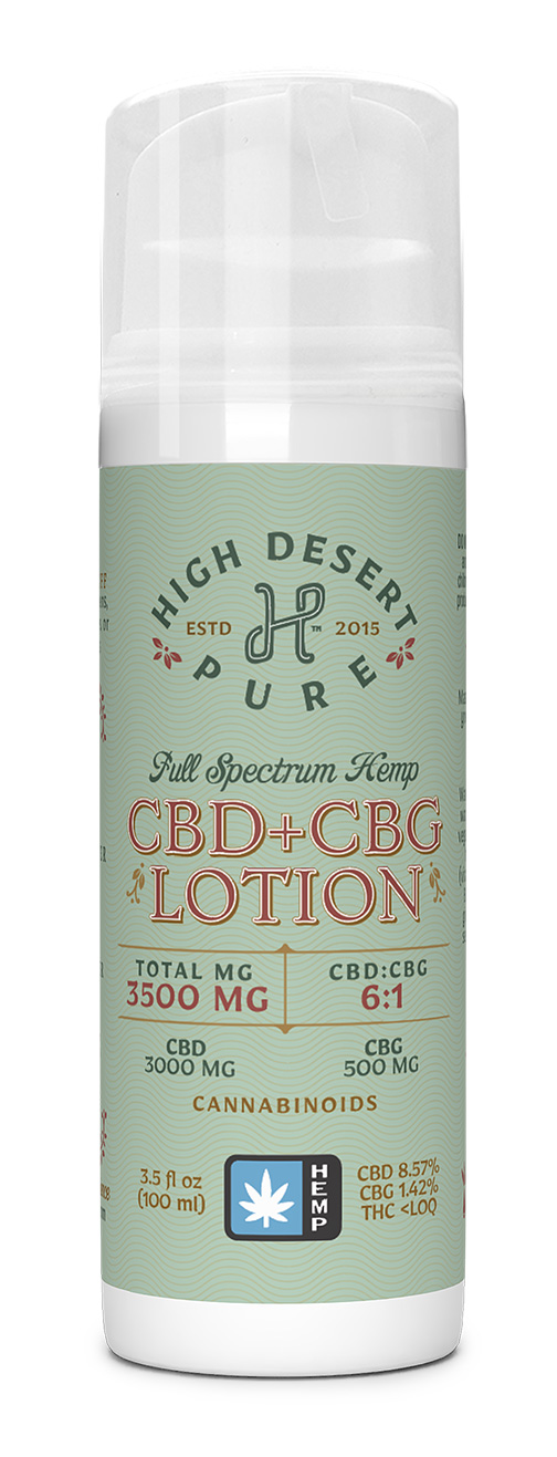 Lotion | 1:1 CBD:CBG | 3.5fl oz