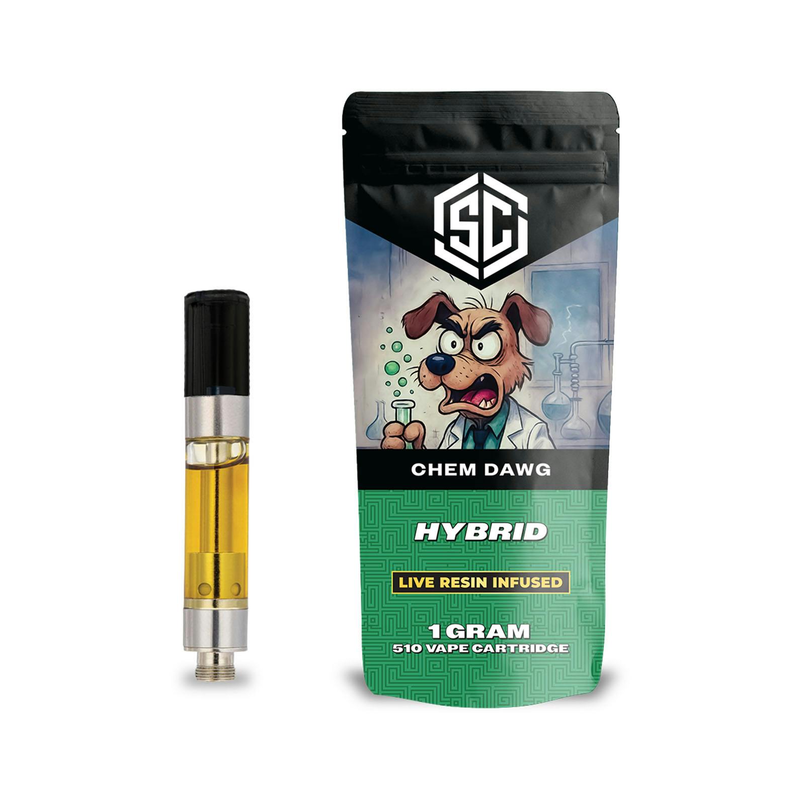 Cartridge | Live Resin Infused | Chem Dawg | 1g | Society C