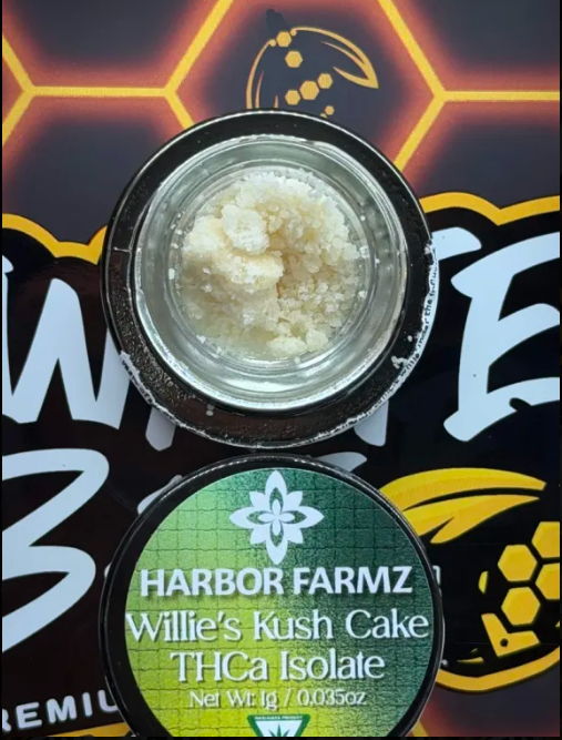 Harbor Farmz | Willie's Kush Cake | THCa Isolate Concentrate | 1g | Hybrid