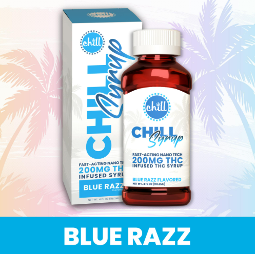 Chill Medicated - Blue Razz Syrup - 200mg
