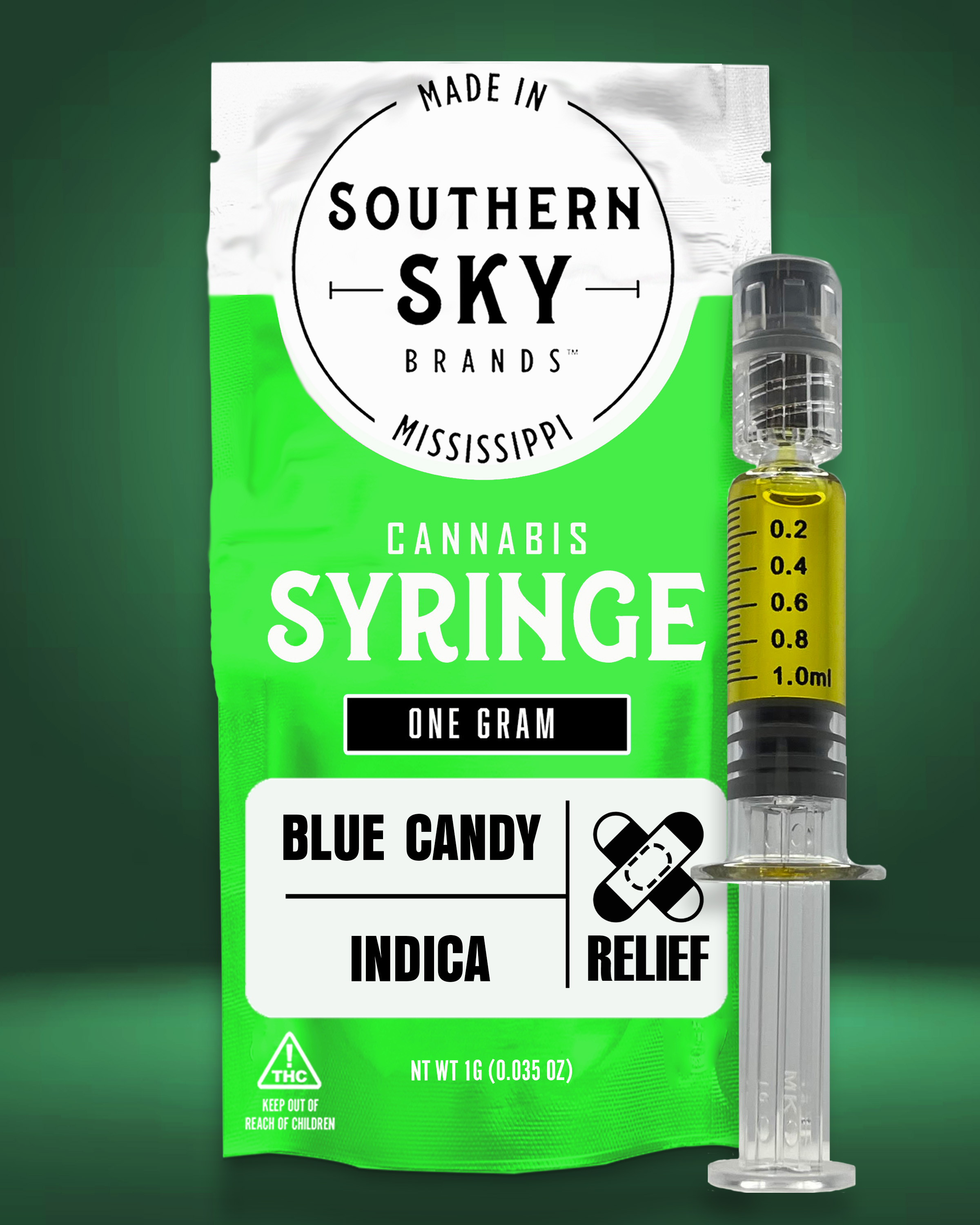 Southern Sky Brands | 1g | Blue Candy | Syringe