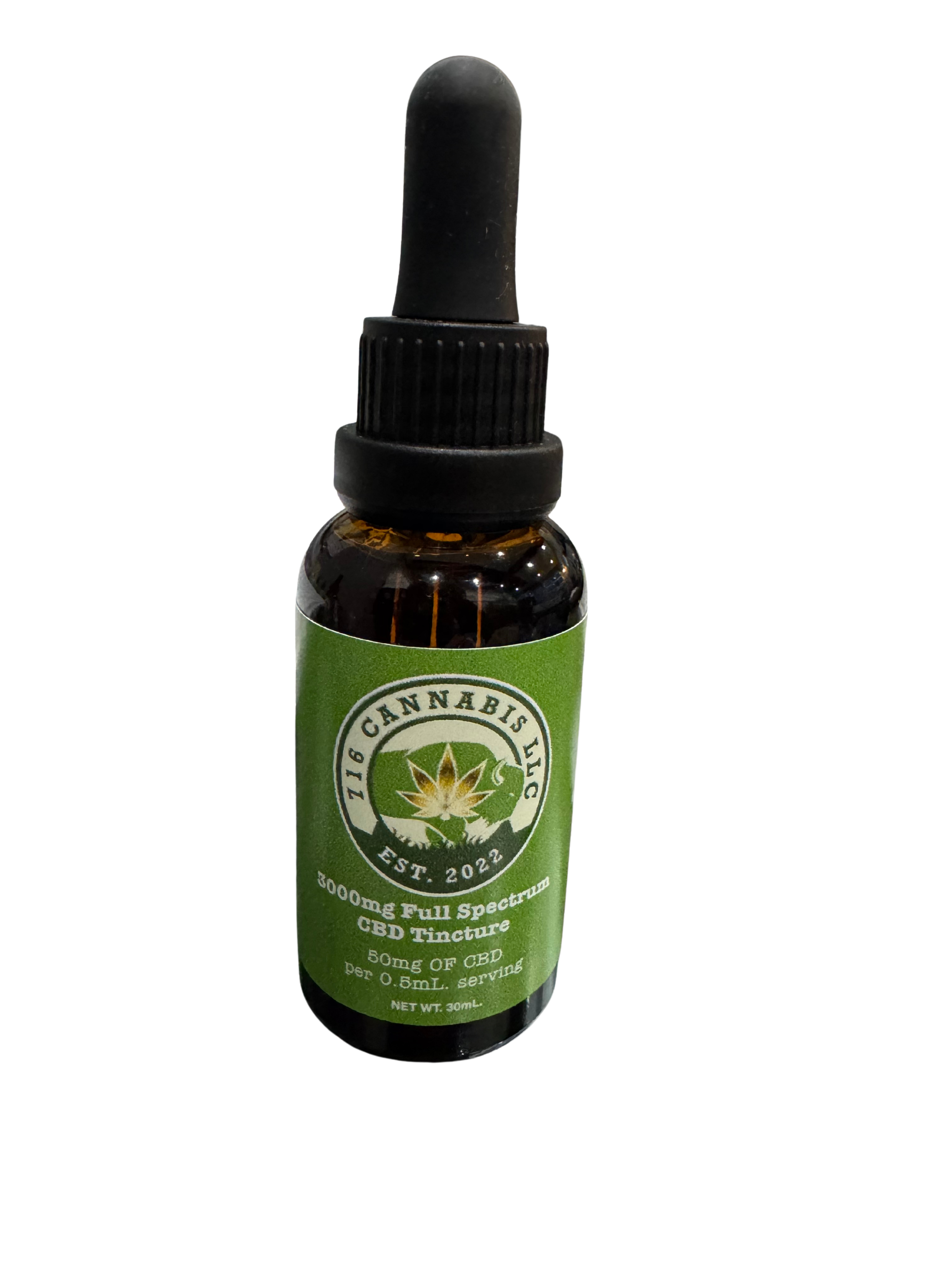 716 Cannabis | Full Spectrum CBD Oil Tincture 3000mg