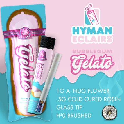 Hyman Eclair - Bubblegum Gelato - 1.5g Infused Preroll