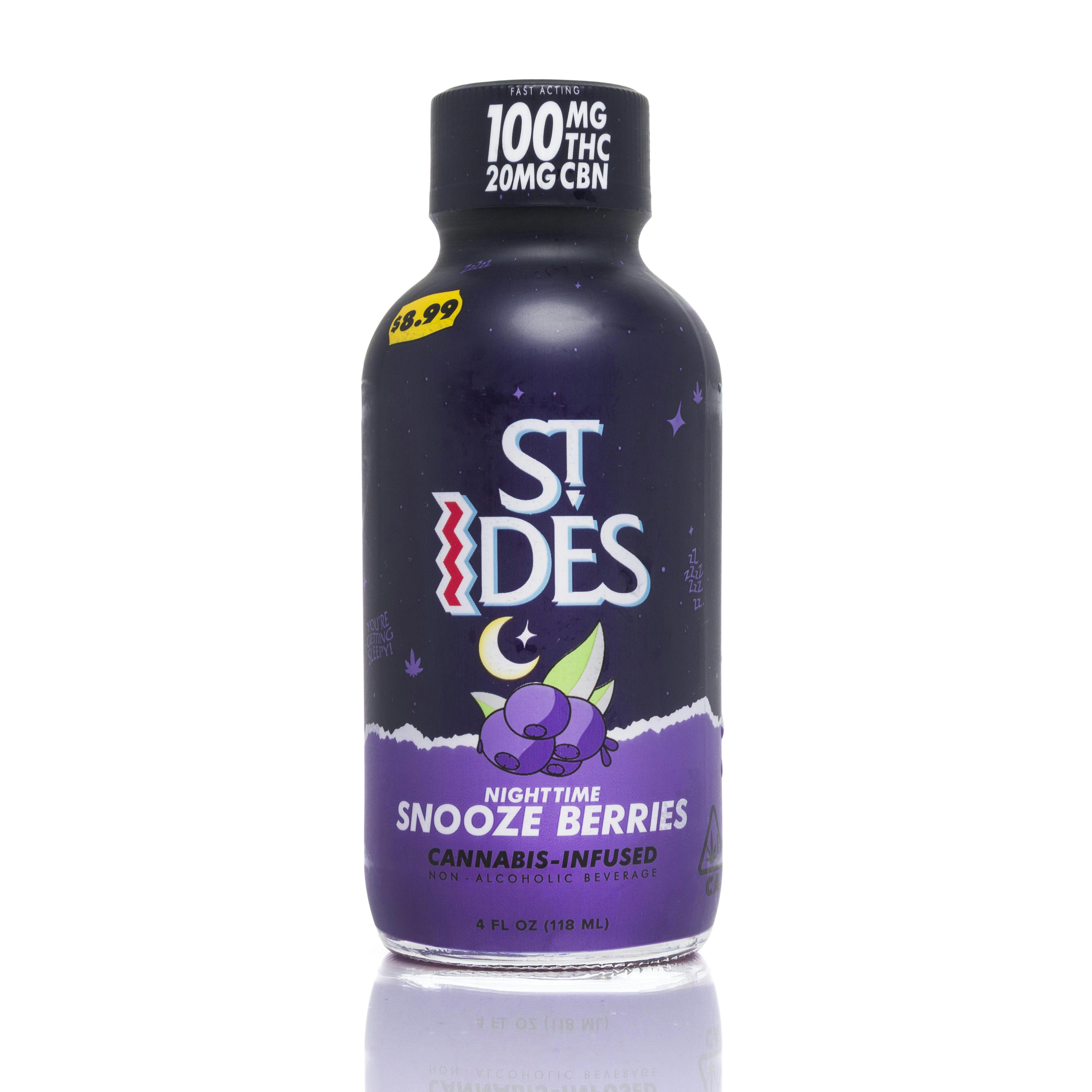 Snooze Berries 4oz SHOT 100MG + 20MG CBN