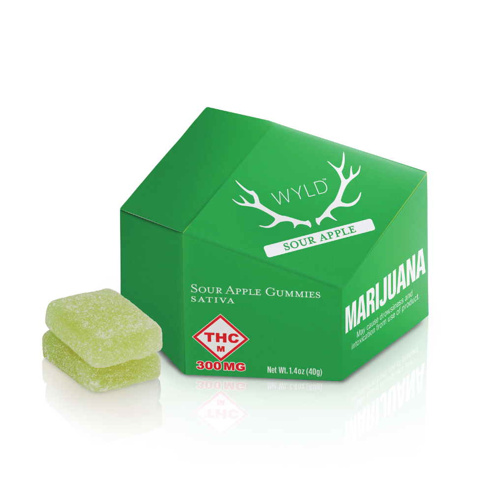 GUMMY SOUR APPLE (H) [10PK] 300MG
