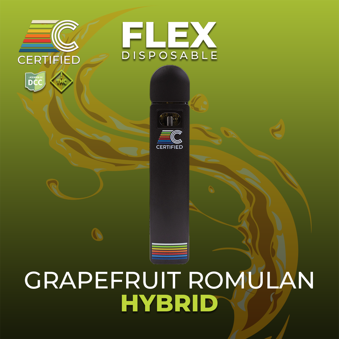 Certified Cultivators | Grapefruit Romulan (Distillate) Disposable | 1g | Hybrid