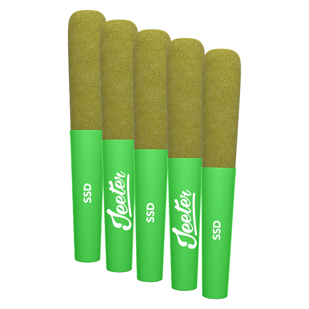 Jeeter - Baby Jeeter Strawberry Sour Diesel Infused Pre-Rolls - 5x0.5g